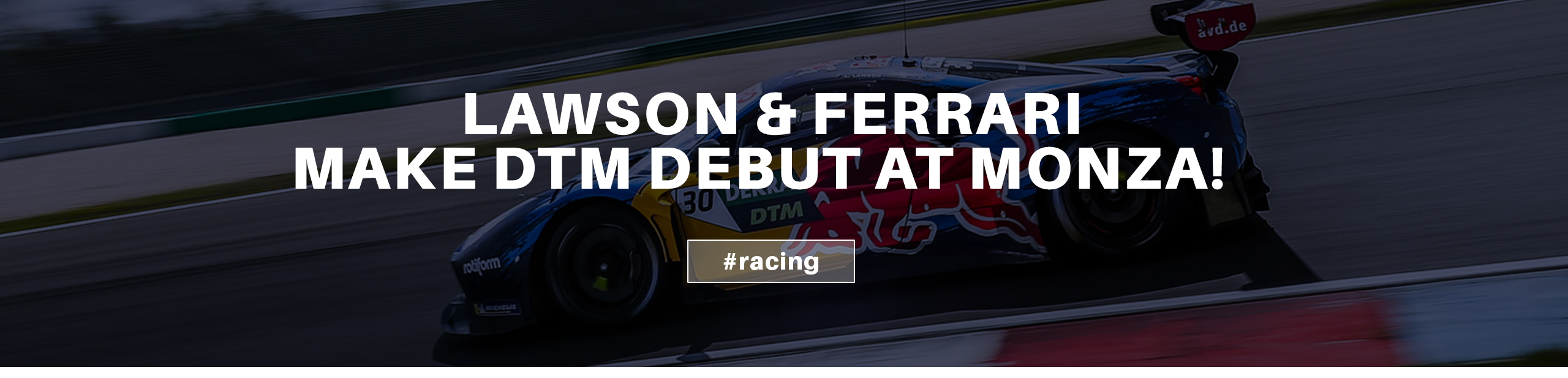 Lawson & Ferrari make DTM debut at Monza!  